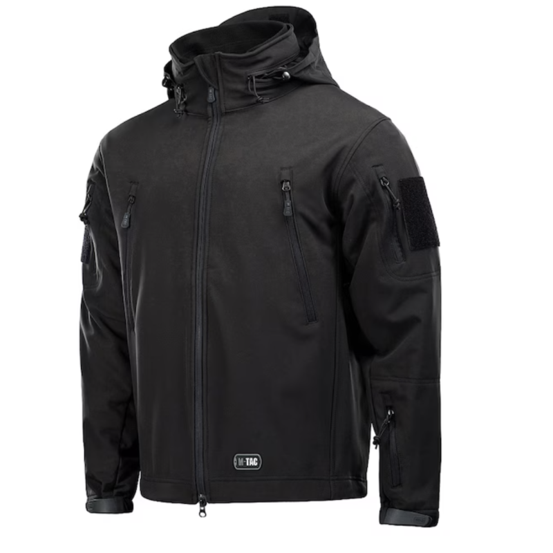 Куртка Softshell з флісовою підкладкою - чорна Куртка Softshell з флісовою підкладкою - чорна