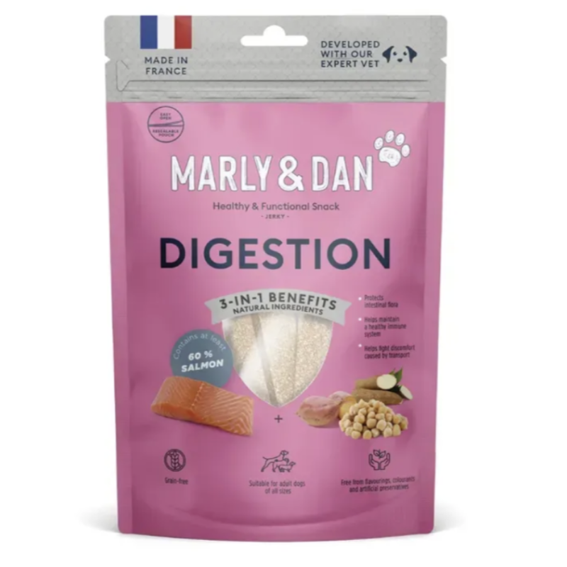 Marly & Dan Digestion ласощі для собак 80 г - лосось Marly & Dan Digestion ласощі для собак 80 г - лосось