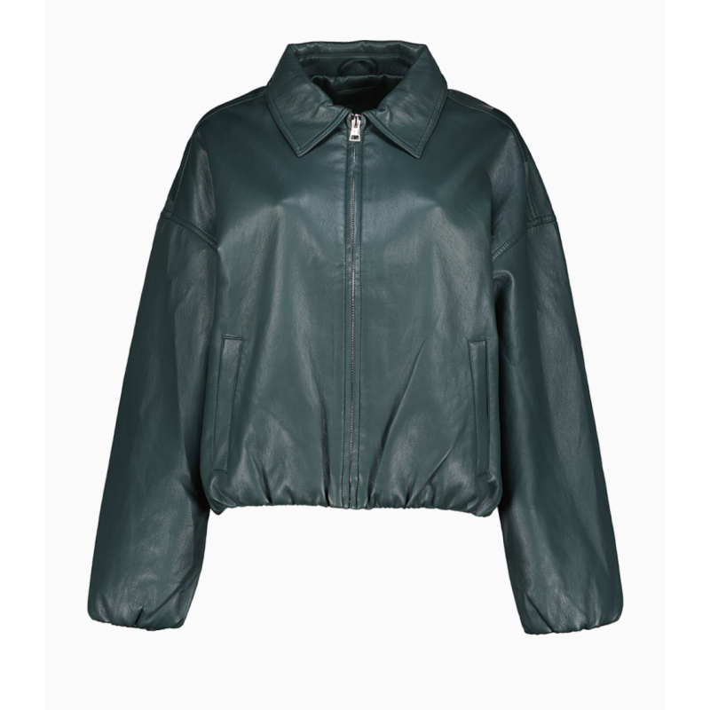 Куртка зі штучної шкіри темна Куртка зі штучної шкіри темна